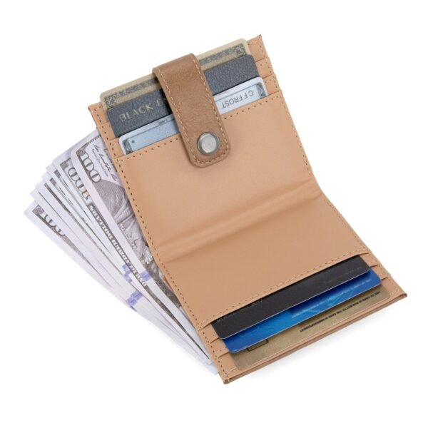 West Wallet for Women Men Slim Minimalist Bifold Small Purse - Image 3