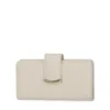 Women's Alexandra Slim Wallet Vinyl Solid Cream