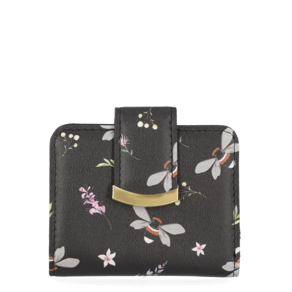 Women's Sharon Wallet Vinyl Floral Bee Print